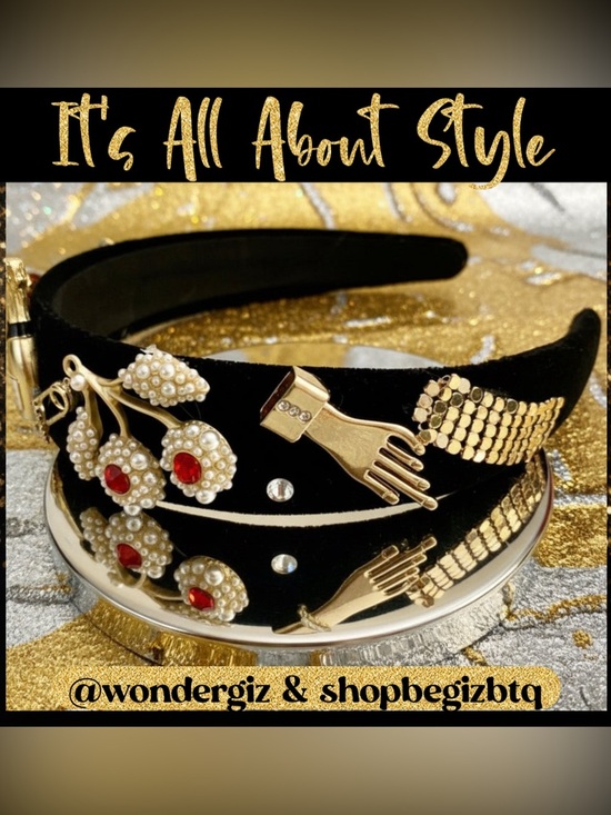 Unique & Stylish “Dolce Gabbana Style” Glamorous Headband PRICE FIRM